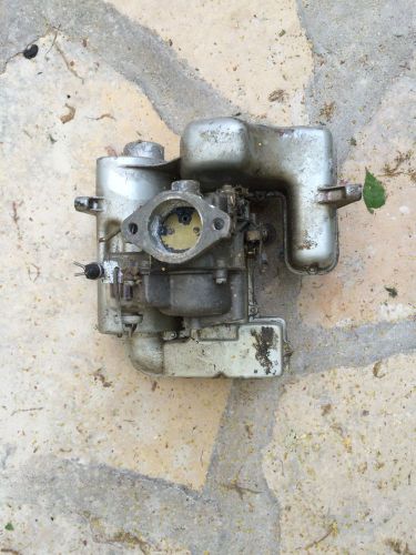 Vintage gale buccaneer evinrude johnson outboard carburetor and air cleaner