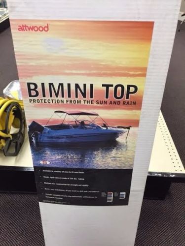 Attwood marine #10335 - 2 bow bimini top and frame - white  - nib