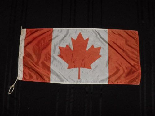 Boat canadian marine flag 38" x 18" maple leaf accessory - nice!!