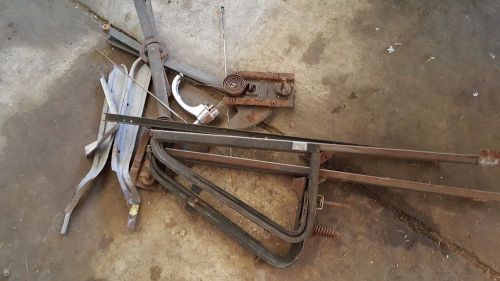65 chevy truck, door, window and vent glass and hardware parts lot approx 70 lbs