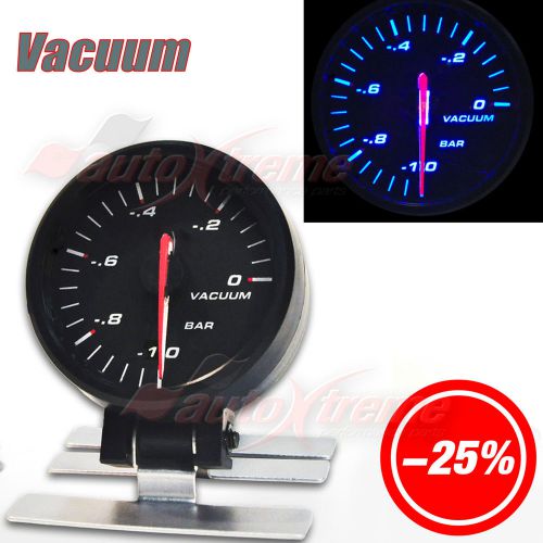 Stepper motor auto gauge slim meter 60mm/2.4&#034; blue light red needle vacuum ratio