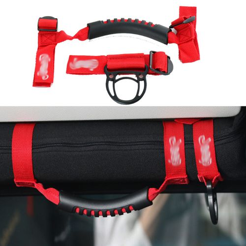 Sell Red Thin Roll Bar Hand Grab Handle For Jeep Wrangler JK 4WD Off