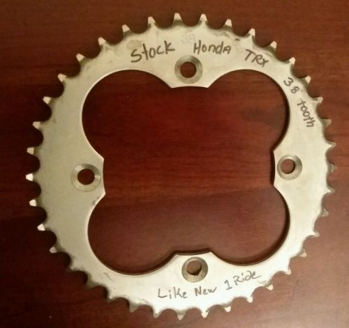 Honda trx450r oem rear sprocket 38t '04 - '14 , (like new 1 ride only!)