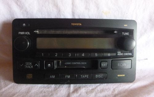 05 06 toyota tundra radio cd cassette face plate 86120-0c060 16859 fp1834