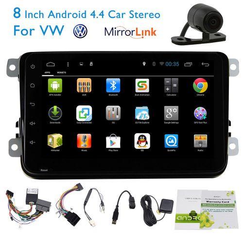 Wifi 8" full touch car pc android tablet in-dash stereo gps radio for vw+canbus