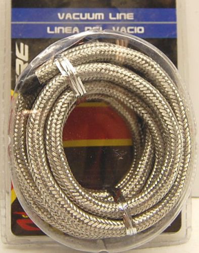 Spectre 19206 stainless steel flex braided 7/32 in. vacuum hose 6 foot long