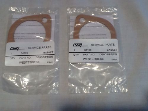 Pair of thermostat gaskets for westerbeke engines