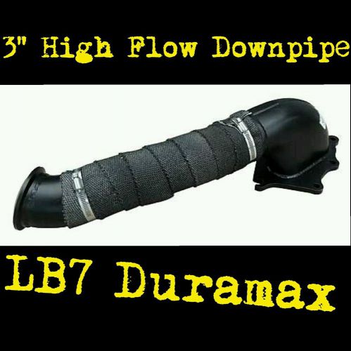 2001-2004.5 lb7 duramax  high flow 3" downpipe exhaust
