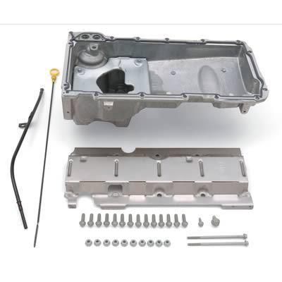 Gm performance 19212593 oil pan aluminum rear sump swap gm 4.8 5.3 5.7 6.0l kit