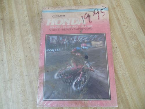 Clymer honda 125-250cc elsinores 1973-1980 service manual