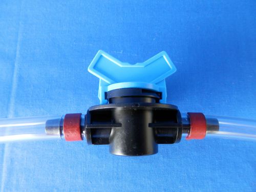 3/8" od barb shutoff valve hho dry cell fuel hydrogen generator kit electrolyte