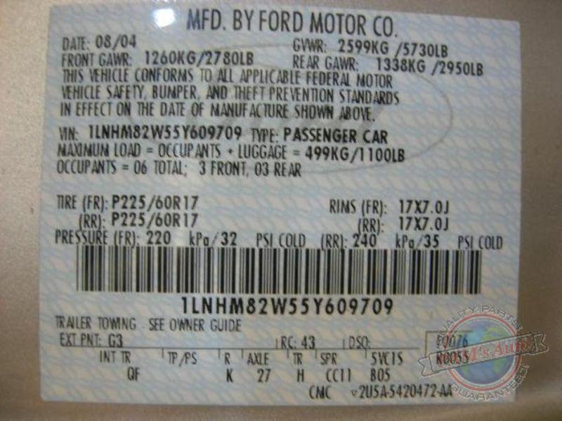 PASSENGER AIR BAG LINCOLN & TOWN CAR 523871 05 06 07 08 09 10 11 ARAPRO QF, US $284.99, image 10