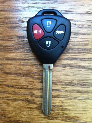 Toyota combo key uncut blade fcc id: hyq12bdc  "g" chip 4-button  excellent!!