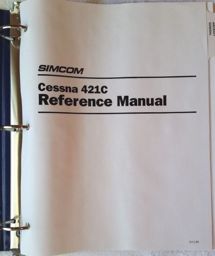 Simcom training center manual cessna 421c (9.11.1998)