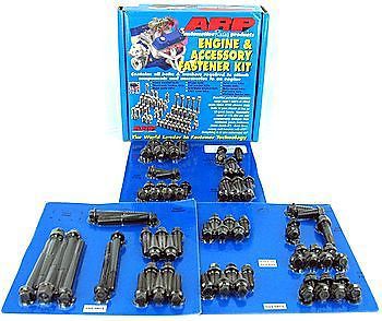 Arp engine &amp; accessory fastener kit 594-9801 pontiac 350 455 black oxide