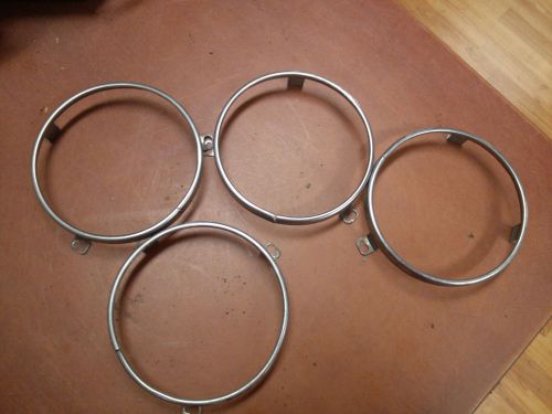 Oem 1973 chrysler new yorker  left &amp; right headlight bezel