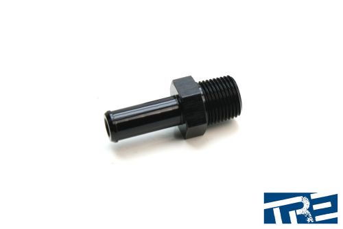 Treadstone performance 3/8" npt to 1/2" hose barb straight fitting hfnb-08an-s