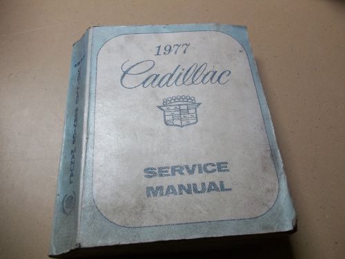 Gm 1977 cadillac factory dealer service manual