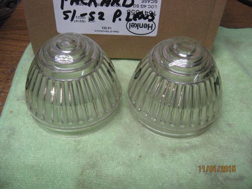 Packard 1951 - 52 glass  parking light lenses