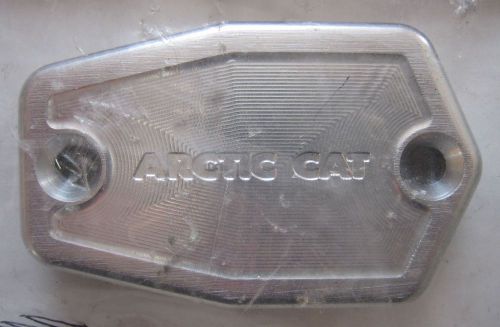 New arctic cat snowmobile master cylinder cover, silver - 4639-159