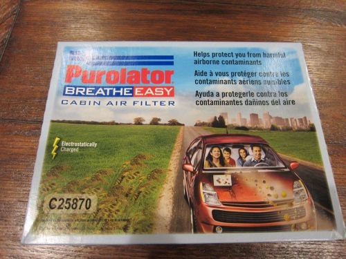 Purolator c25870 cabin air filter