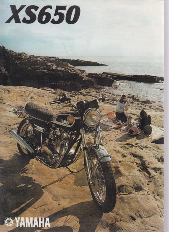 Yamaha xs 650   motorcycle  brochure