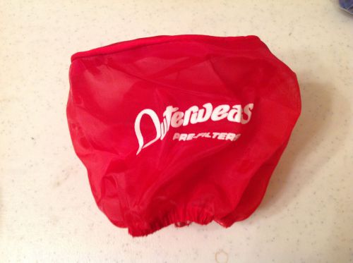 Red outerwears 3 1/2" x 4" pre filter go kart racing