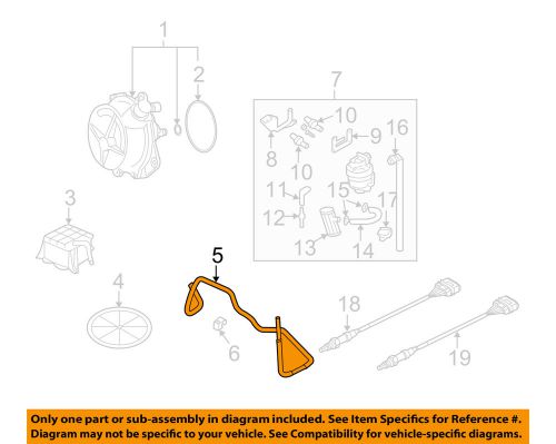 Audi oem 02-08 a4 quattro emission-pressure line 8e0201946a