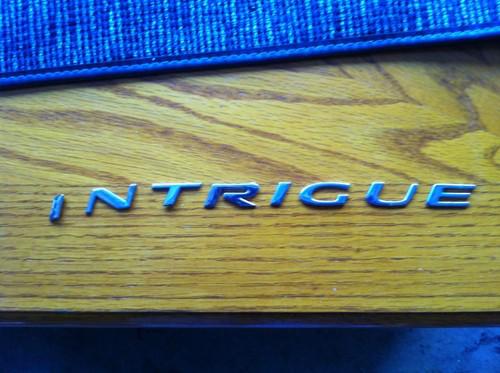 Oldsmobile intrigue chrome letter emblems