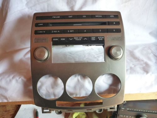 06-09 mazda 5 radio single cd player cc4366ar0 face plate control panel
