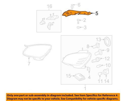 Mercedes mercedes-benz oem 08-11 c300-headlight cover left 2048261324