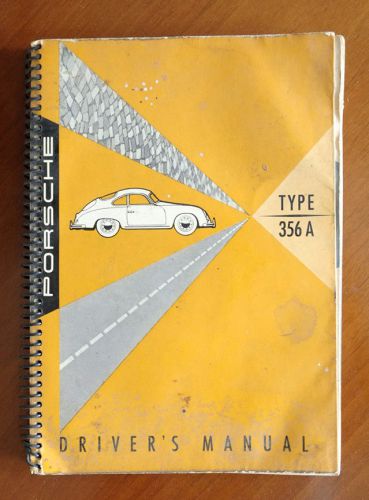 1958 porsche 356a owners manual
