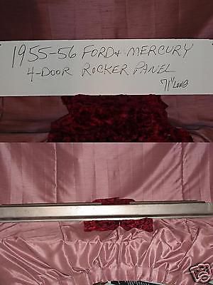 1955 56 ford mercury four door rocker patch panel nors