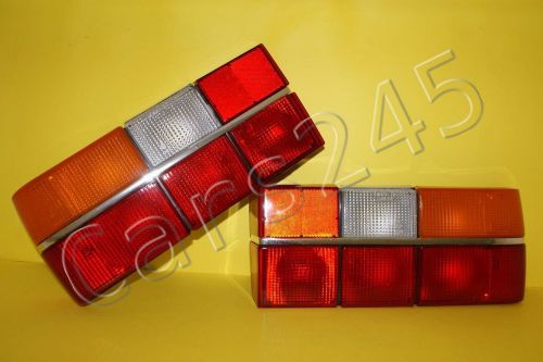 1983-1991 volvo 740 760 lh + rh rear lamps tail lights pair 84 85 86 87 88 89 90