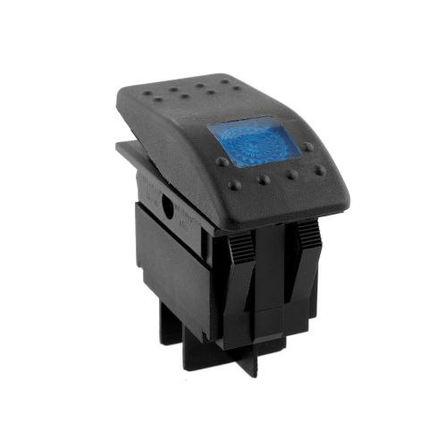 Blue 12v 20a car led light on-off spst switch waterproof auto van boat