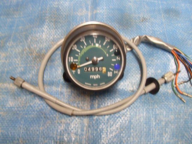 Honda 1974 xl100 sl100 sl125 speedometer with cable 