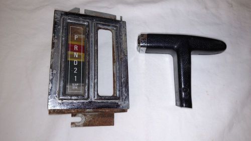 Mopar slapstick gear indicator and t-handle shifter