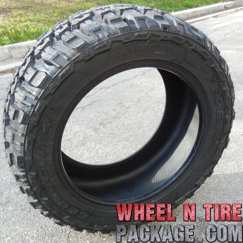 4/ 33&#034; federal couragia mt mud terrain tires 33x12.50x20 chevy ford dodge toyota
