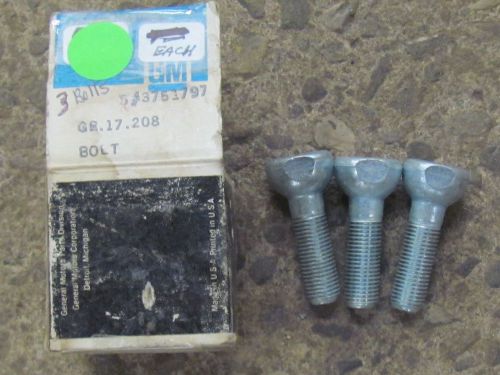 Nos 58-66 chevrolet fleetside pickup latch bar pivot bolts 59 60 61 62 63 64 65