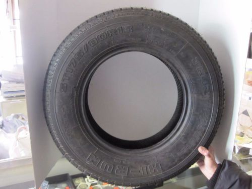 New-st175/80 r13 trailer tire-hi run brand- 6ply-jk42 (hwy)tread-single tire
