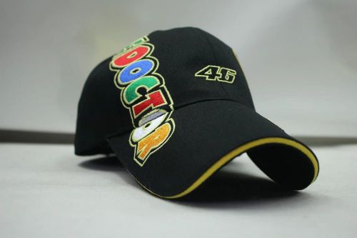 Valentino rossi the doctor 46 moto gp baseball hat peaked cap racing sport black