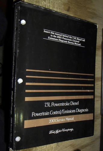2001 ford truck powertrain control emissions diagnosis pced manual 7.3l diesel
