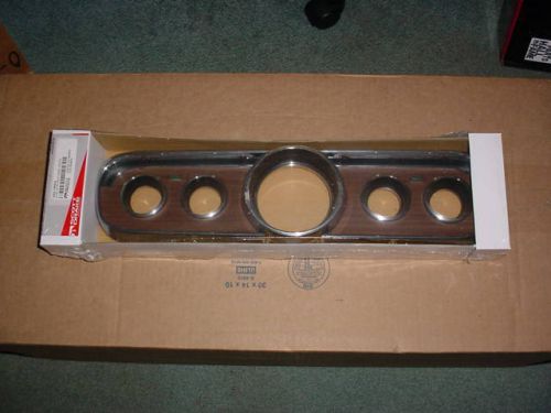 1966 ford mustang gt woodgrain  instrument bezel and lens kit