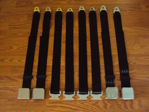 (4) buick chevrolet chevy gm pontiac oldsmobile rat rod black seat belts usa