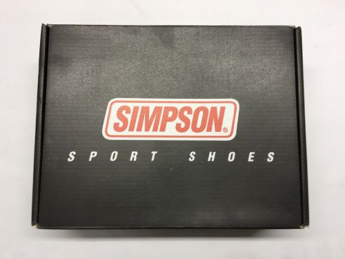 Simpson racing boots size 12
