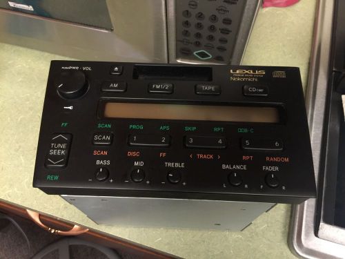1990 - 1994 lexus ls400 nakamichi stereo oem p/n 86120-50250