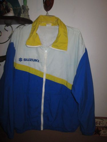 Vintage 1970's/1980's suzuki jacket/windbreaker size x-large