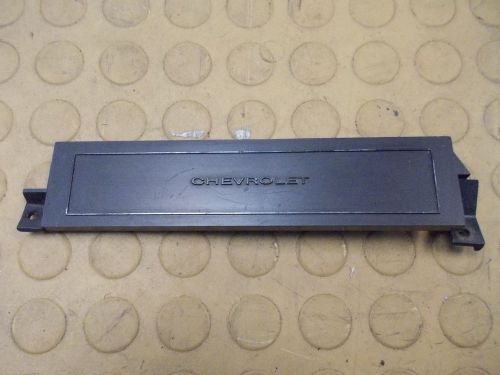 1970-1972 chevelle, malibu - a/c delete plate gm 3972004 - for restore/used