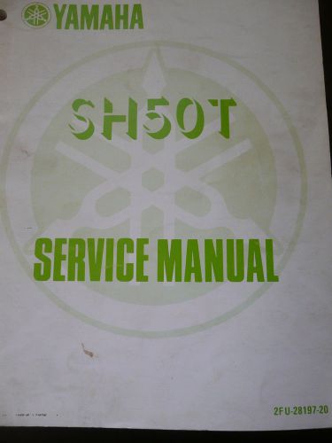 1987 yamaha sh50t factory service repair manual oem