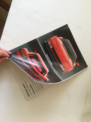 Ferrari testarossa brochure